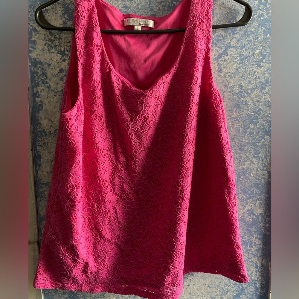Company Ellen Tracy large pink sleeveless top